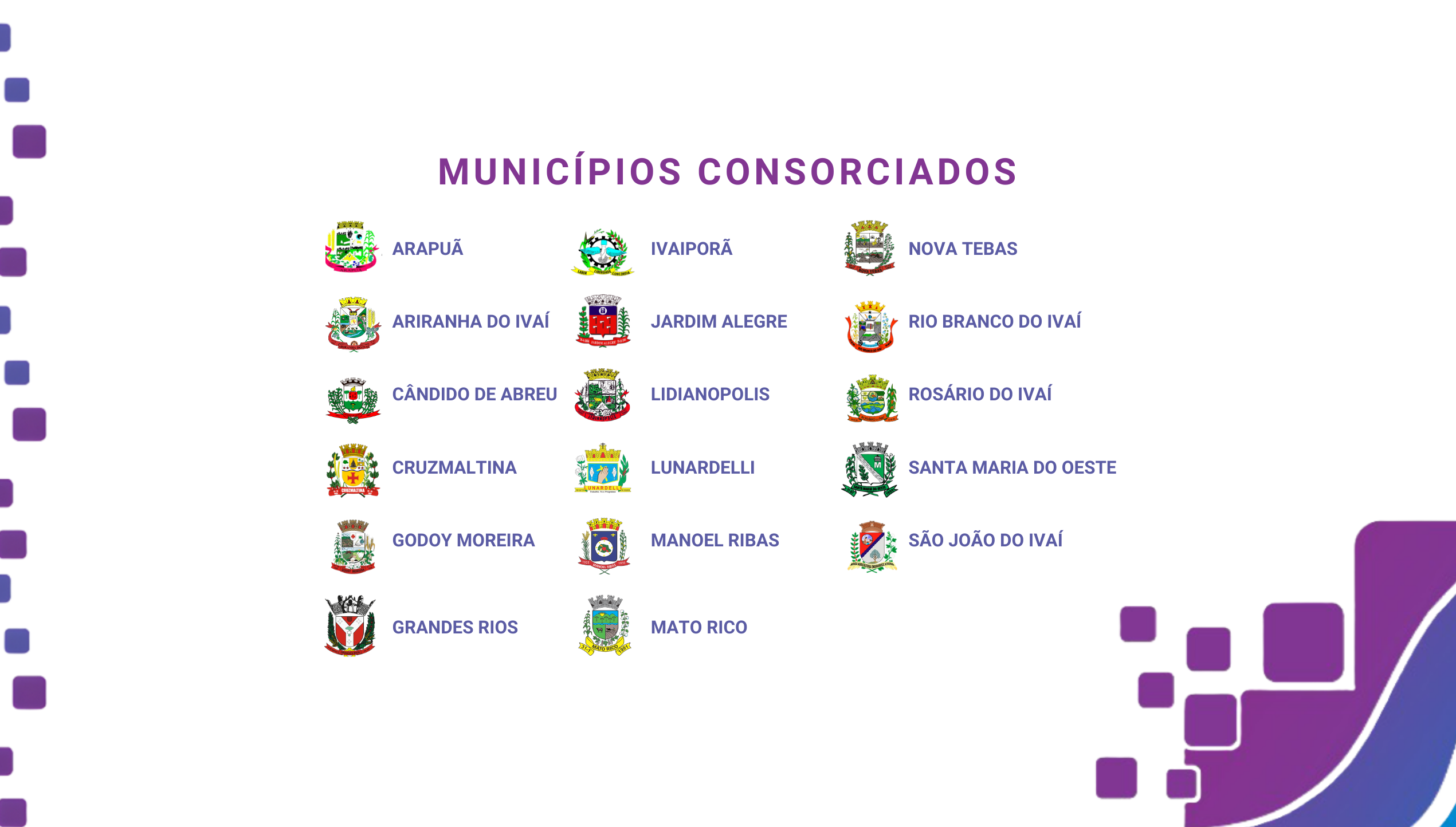 Municípios Consorciados capa