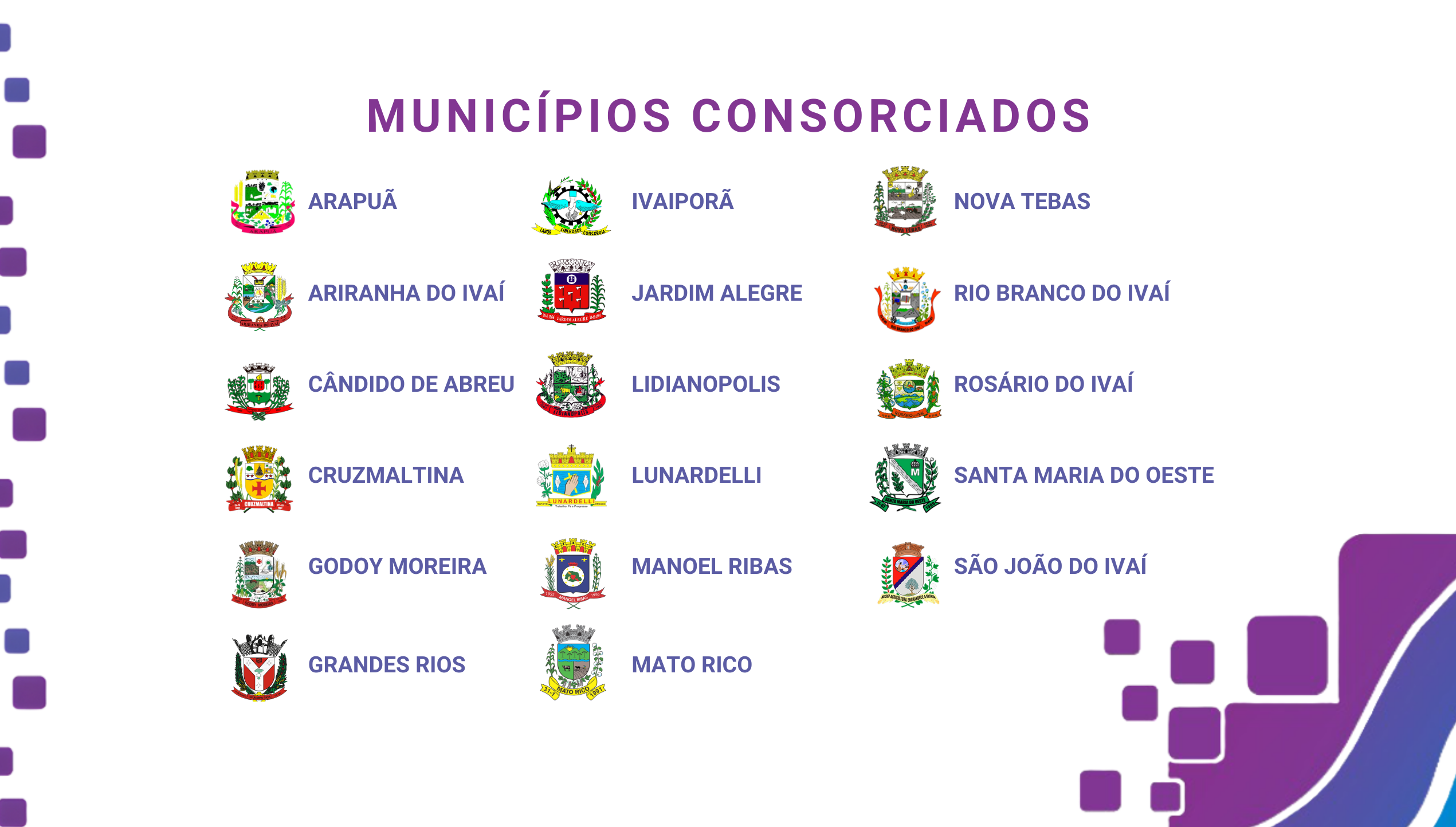 Municípios Consorciados capa