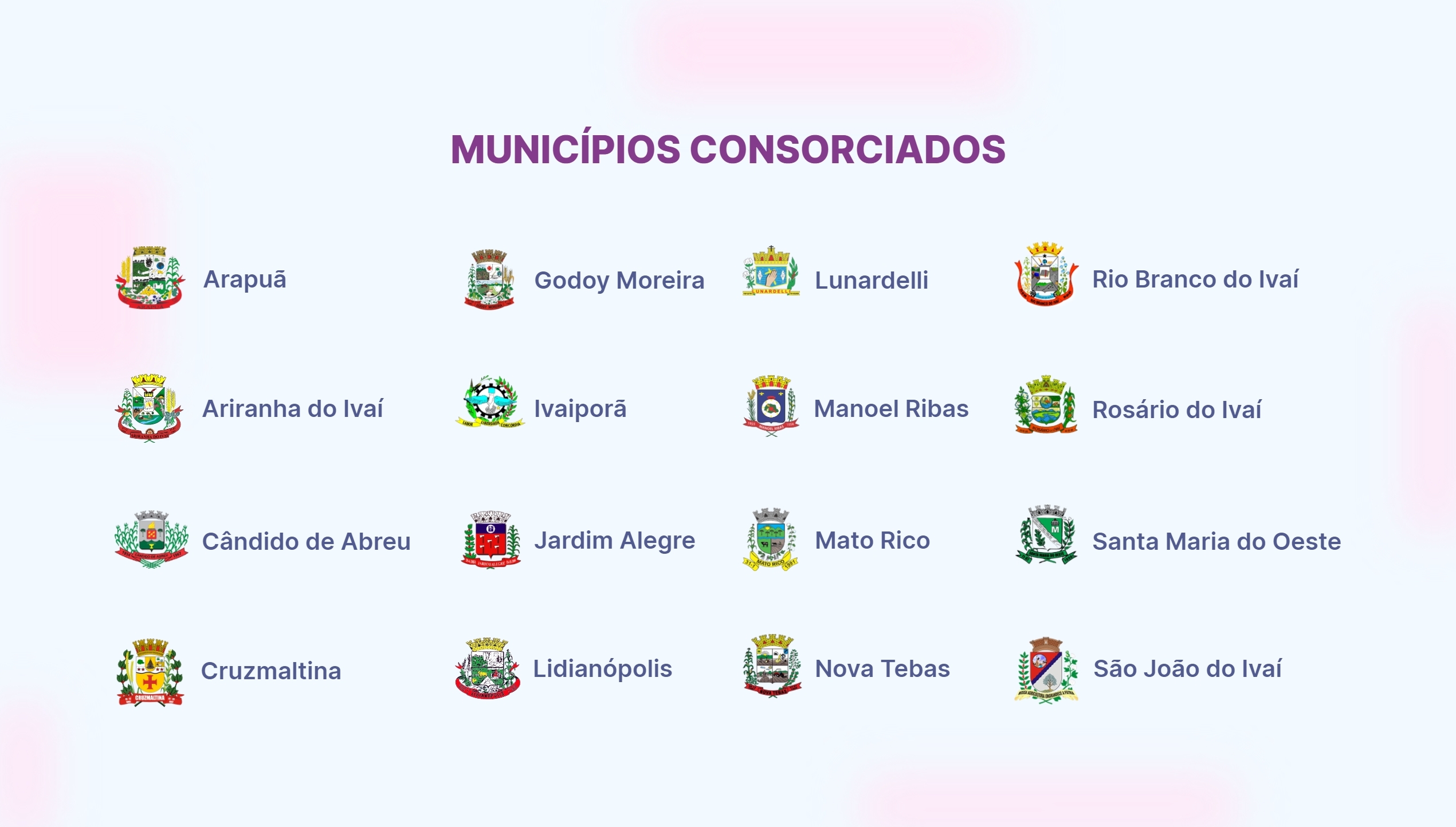 Municípios Consorciados capa